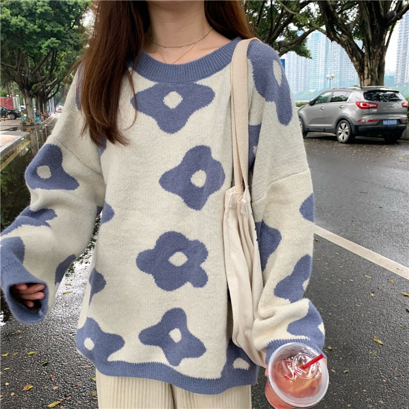 Floral Sweater Women's