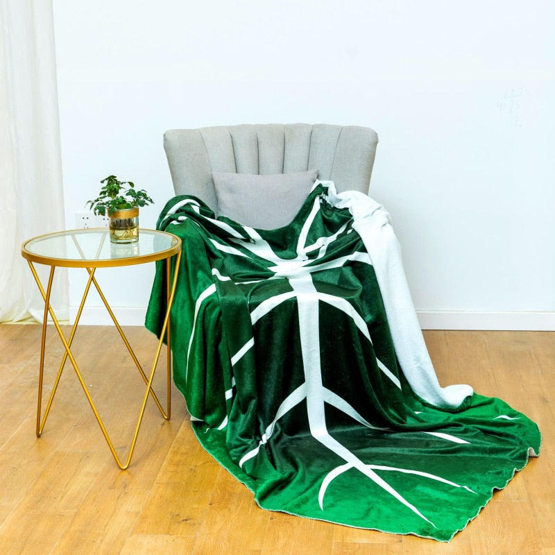 Cozy Leaf Blanket